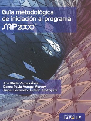 cover image of Guía metodológica de iniciación al programa SAP2000&#174;